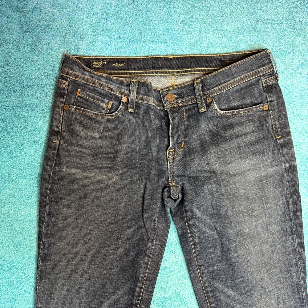 Women's Citizens of Humanity Jeans Sz 29 Low Rise Slim 30x25 Made In USA - Picture 2 of 15